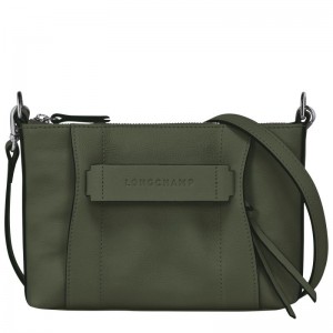Longchamp 3D S Women's Crossbody Bags Khaki | MRK-623794
