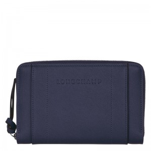 Longchamp 3D Women's Wallets Bilberry Purple | RMC-735219