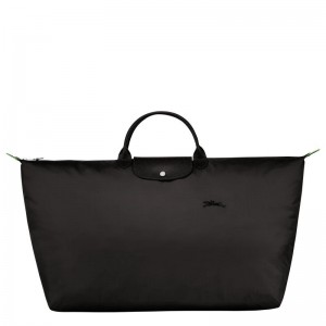 Longchamp Le Pliage Green M Women's Travel Bags Black | CKW-047192