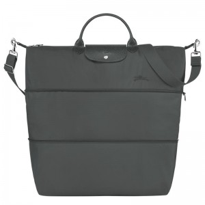 Longchamp Le Pliage Green expandable Women's Travel Bags Graphite Grey | ECX-574312