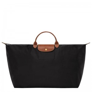 Longchamp Le Pliage Original M Women's Travel Bags Black | PJR-805961
