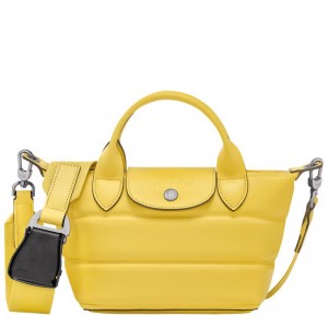Longchamp Le Pliage Xtra XS Women's Handbags Yellow | HAZ-390827