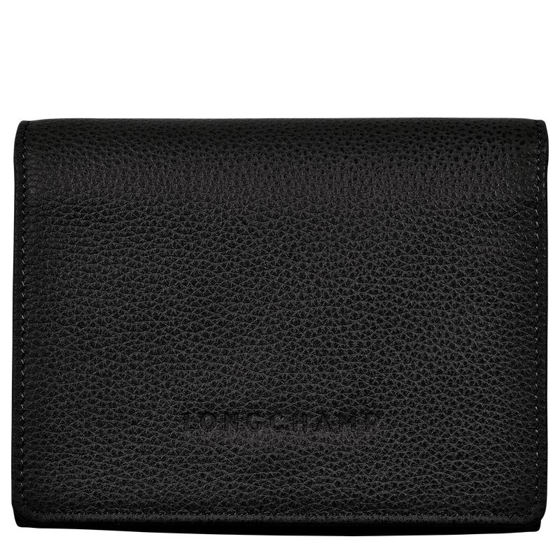 Longchamp Le Foulonné Women\'s Wallets Black | WHI-209368